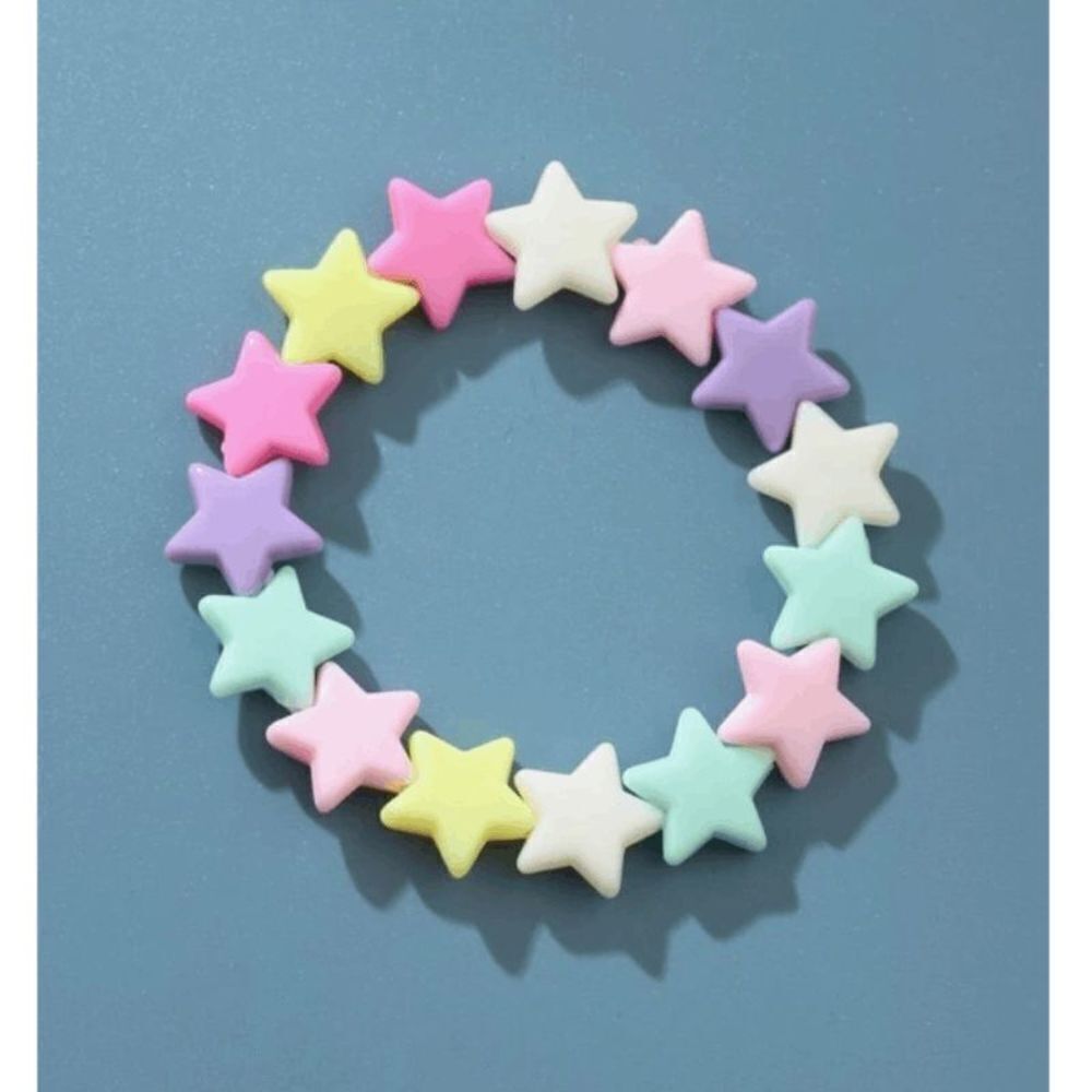 Girls Star Beaded Bracelet